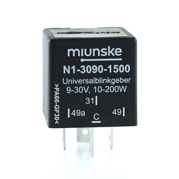 Universalblinkgeber 9V...30V, 10-200W, vollelektronisch mit C-Ausgang