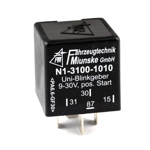 Universal Flasher 9V...30V, 200W/24V, fully electronic, with start-stop-input