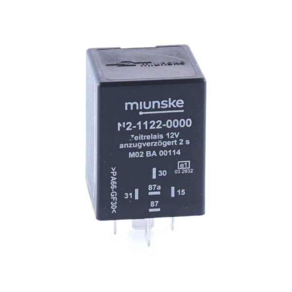 Switch-on Delayed Timer Relay 12V, 2sec, dry contact