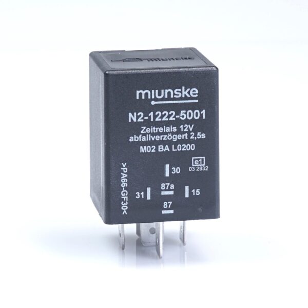 Switch-off Delayed Timer Relay 12V, 2.5sec, no dry contact, retriggerable