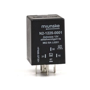 Zeitrelais 12V, NC 10A/NO 15A, 5s, abfallverzögert, nicht potentialfrei, retriggerbar