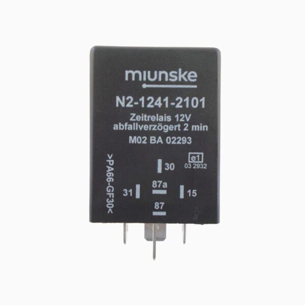 Switch-off Delayed Timer Relay 12V, 2min, no dry contact, retriggerable