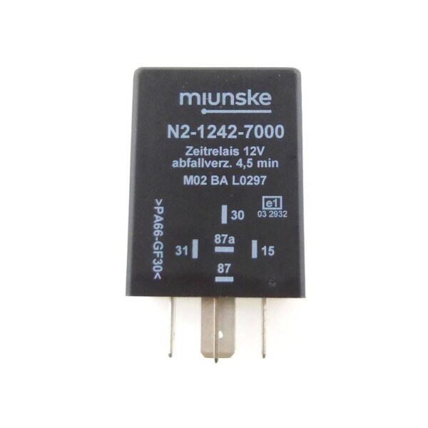 Switch-off Delayed Timer Relay 12V, 4.5min, no dry contact