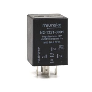 Impulsrelais 12V, NC 10A/NO 15A, 1s, abfallverzögert, nicht potentialfrei