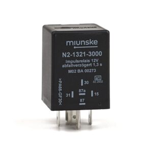 Impulsrelais 12V, 1,3s, abfallverzögert, potentialfrei, positiv getriggert