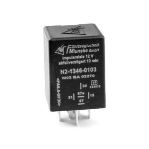 Impulsrelais 12V, 10min, abfallverzögert, nicht potentialfrei, negativ getriggert
