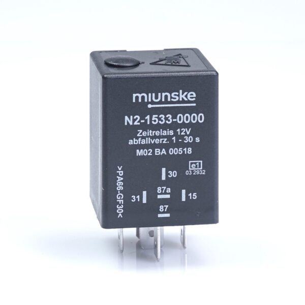 Switch-off Delayed Timer Relay 12V, 1...30sec adjustable, no dry contact