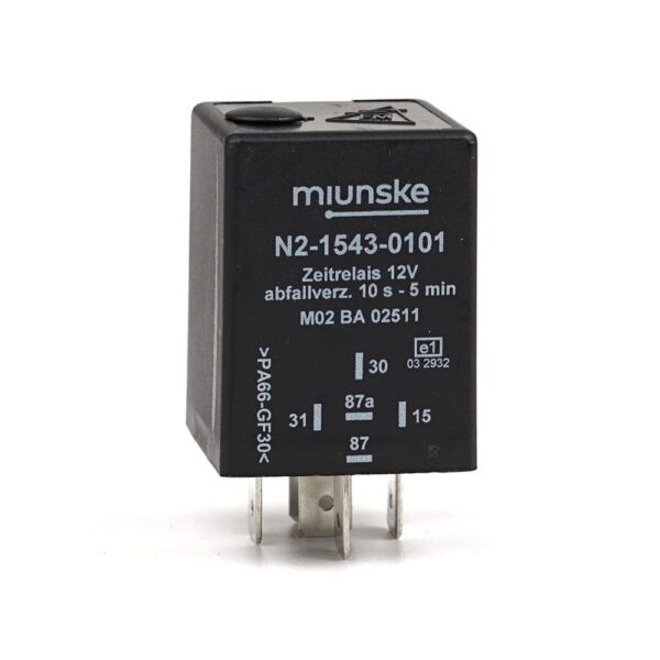 Switch-off Delayed Timer Relay 12V, NC 20A/NO 20A, 10sec...5min adjustable, no dry contact, retriggerable