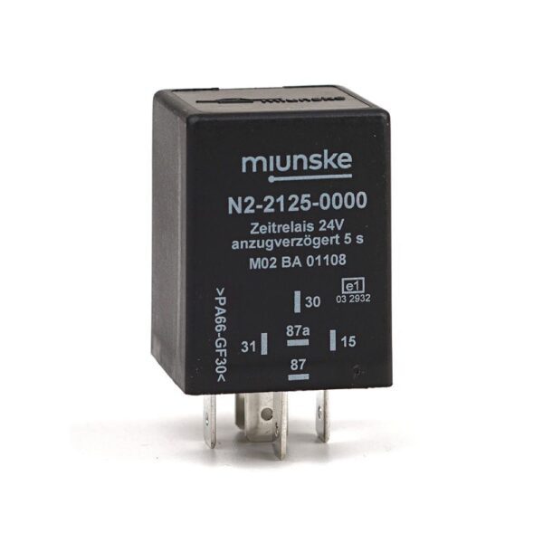 Switch-on Delayed Timer Relay 24V, 5sec, dry contact