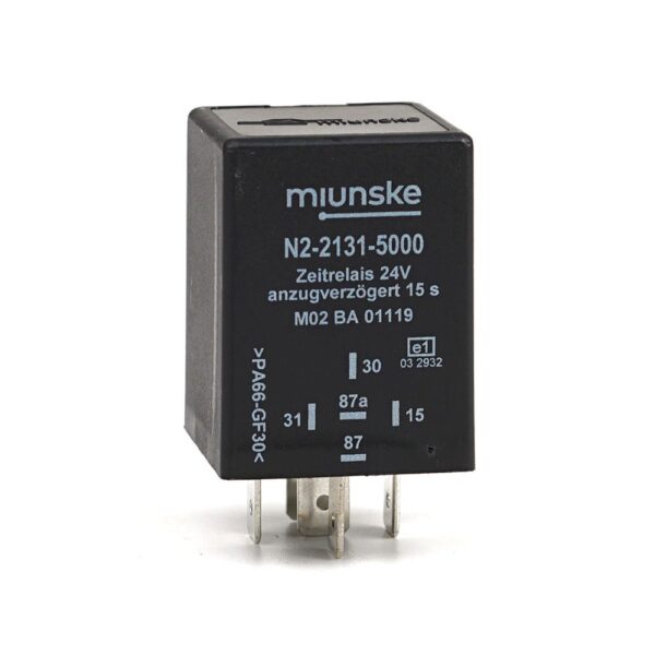 Switch-on Delayed Timer Relay 24V, NC10A/NO 15A, 15sec, dry contact