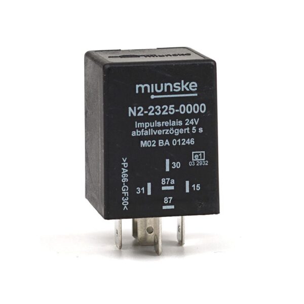 Switch-off Delayed Impulse Relay 24V, 5sec, dry contact, positive triggered