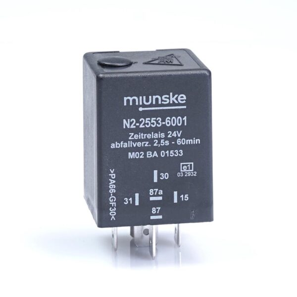 Switch-off Delayed Timer Relay 24V, 2.5sec...60min adjustable, no dry contact, retriggerable