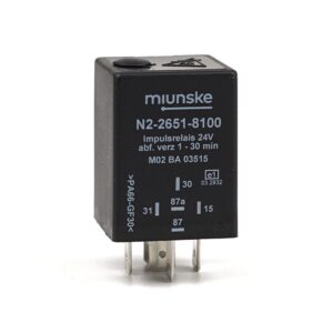 Impulsrelais 24V, NC 30A/NO 30A, 1...30min einstellbar, abfallverzögert, potentialfrei, positiv getriggert