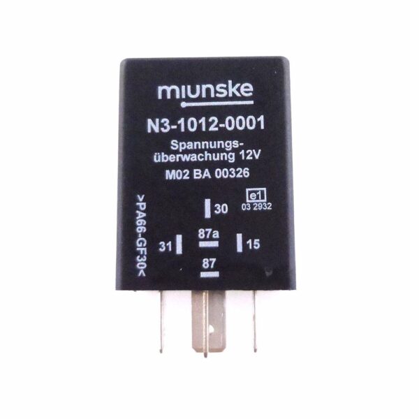 Voltage Monitoring Relay 12V, U(on) 12,7V, U(off) 12V, delayed
