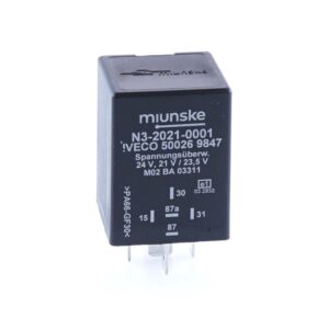 Spannungsüberwachung 24V, U(ein) 23,5V, U(aus) 21V, verzögert