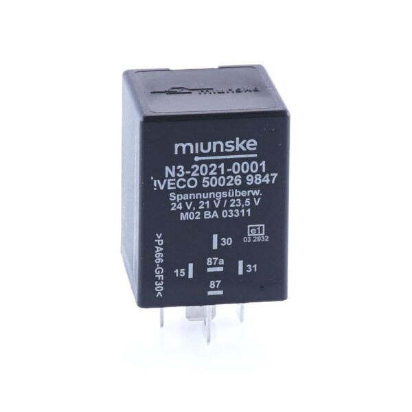 Spannungsüberwachung 24V, U(ein) 23,5V, U(aus) 21V, verzögert