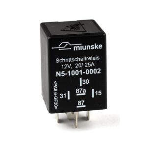Schrittschaltrelais 12V, 20/25A, positiv getriggert
