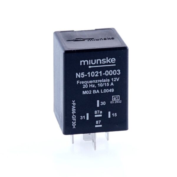 Frequenzrelais 12V, 15/10A, f(ein) 20Hz/f(aus) 10Hz