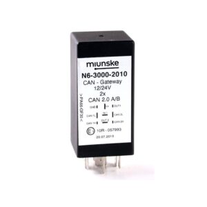 CAN-Gateway 9-36V, CAN2.0/FTM-CAN, bidirektional, 1x Frequenzeingang, 2x Ausgang, parametrierbar mit Toolchain