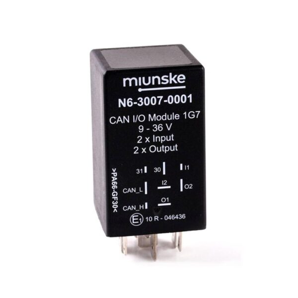 CAN I/O-Modul 1G7, 9-36V, 2 x Input, 2 x Output (high-side)