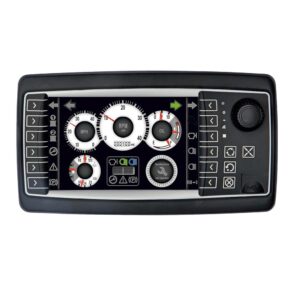 OPUS A6s Basic, PClient, 7" TFT 800x480 Pixel, 2x CAN ISO 11898, 1x Video In, 12x Softkey, 3x Hardkey, 1x Encoder