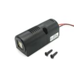 Aufbau-Power USB Doppel-Steckdose, 8-34VDC/5VDC 5.000mA (2x2500mA) mit integriertem Spannungswandler