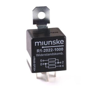 Widerstandskombination 3x1kOhm, 1W, mit Lasche