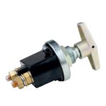 Batterie-Trennschalter, 200A/24V, (1500A/5s), Gehäusematerial und Griff aus Metall, wassergeschützt