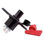 Batterie-Trennschalter, 250A/24V, (2500A/5s), länglicher Flansch, Schaft- Ø22mm, Lochabstand 100mm, IP66