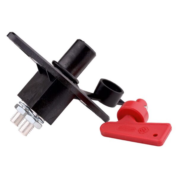 Batterie-Trennschalter, 250A/24V, (2500A/5s), länglicher Flansch, Schaft- Ø22mm, Lochabstand 100mm, IP66