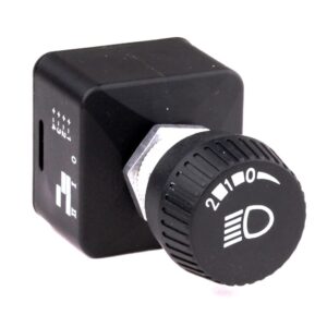 Drehschalter, 0-I-II/3 Schaltstufen, unbeleuchtet, IP53, Symbol "Licht"