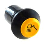 Druckschalter, 12V/20A, 24V/10A, Schaltknopf gelb, Symbol „Arbeitsscheinwerfer“