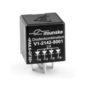 Diodenkombination 4-fach, 3A, 600V