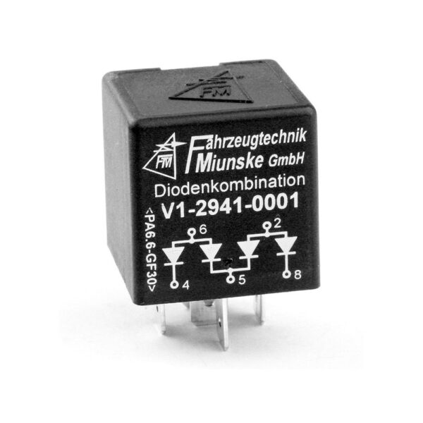 Diode Combination with 4 diodes, 1A, 1000V