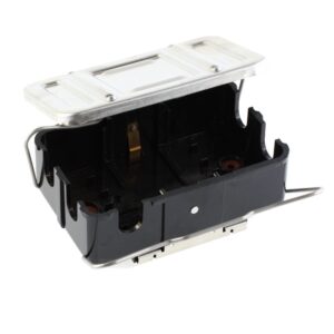 Kabelverbindungsdose, 5 Eingänge, mit Entlüftung, Aluminiumdeckel mit Bügelverschluss, ohne Tüllen