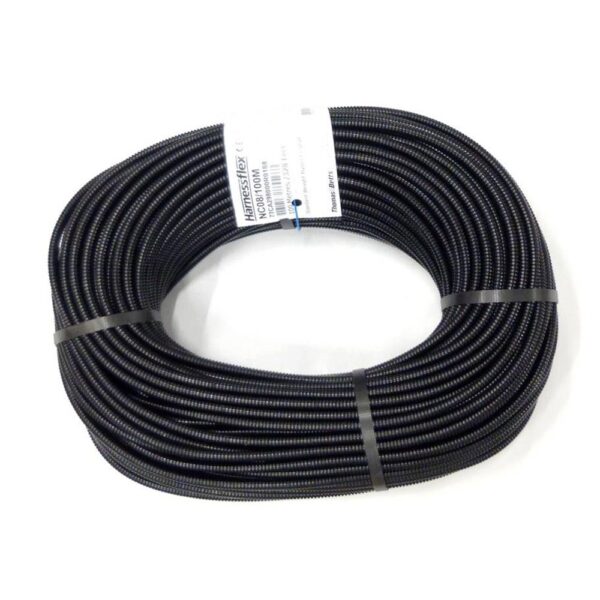 Wellrohr NW 7,5 PA6, Normalprofil, Aufmachung 100m-Ringe