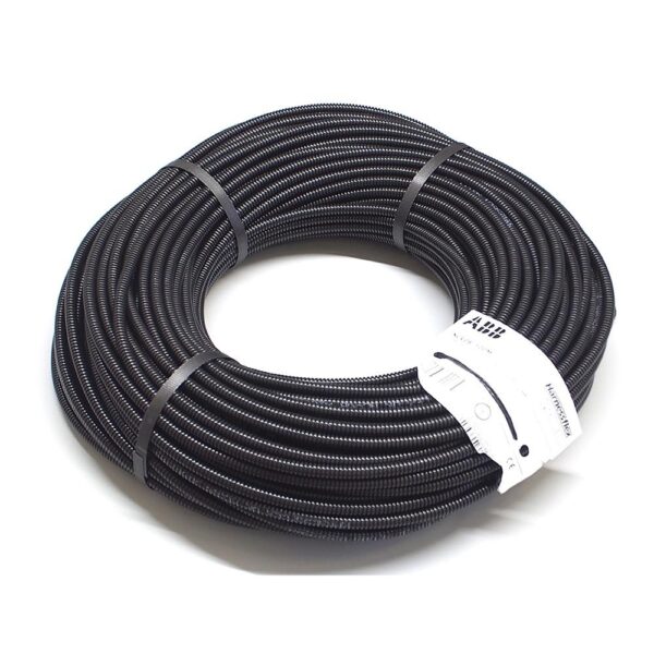 Wellrohr NW 7,5 PA6, Normalprofil UL94 V0, Aufmachung 100m-Ringe