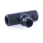 Hinged Conduit JoinerT-shape, NW8.5-7.5-8.5, black