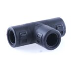 Hinged Conduit Joiner T-shape, NW 8.5-8.5-10, black