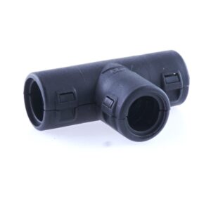 Hinged Conduit Joiner T-shape, NW 10-8.5-8.5, black