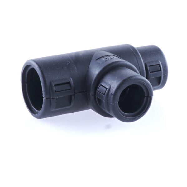 Hinged Conduit Joiner T-shape, NW 13-8.5-10, black