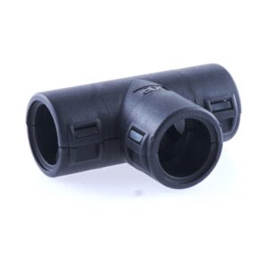 Hinged Conduit Joiner T-shape, NW 13-13-13, black