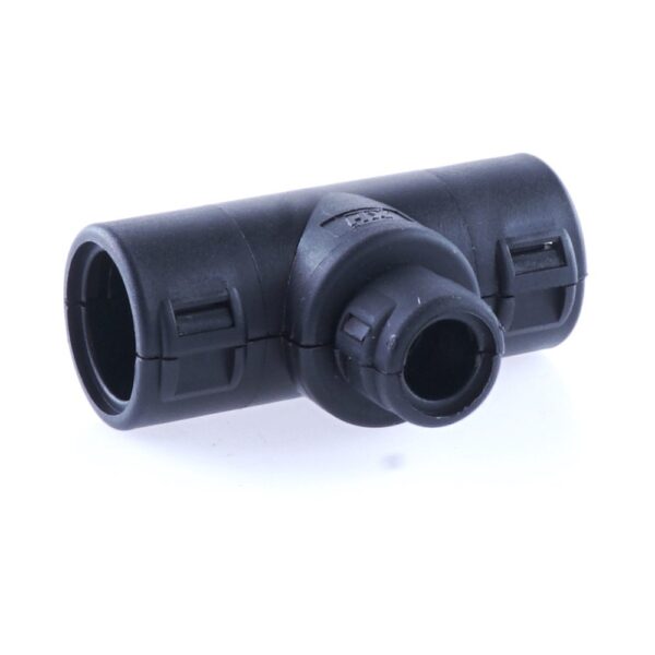 Hinged Conduit Joiner T-shape, NW 13-7.5-13, black