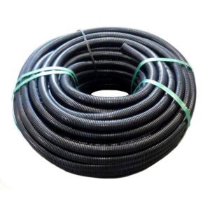 Wellrohr NW 17 PA6, Normalprofil, geschlitzt, Aufmachung 50m-Ringe