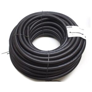 Wellrohr NW 22 PA6, Normalprofil UL94 V0, Aufmachung 50m-Ringe