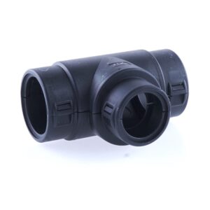 Hinged Conduit Joiner T-shape, NW 22-17-22, black