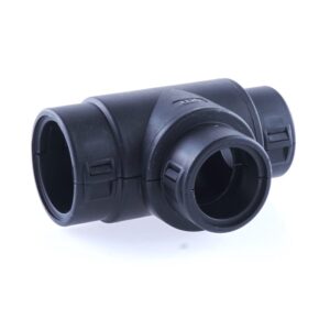 Hinged Conduit Joiner T-shape, NW 22-17-17, black