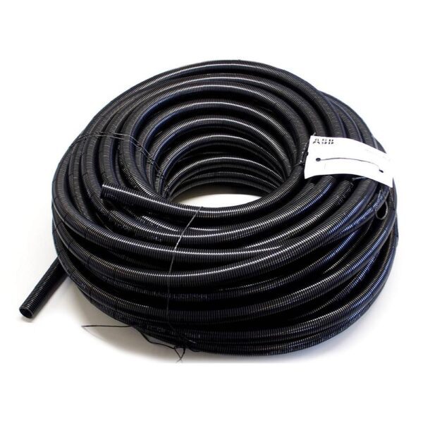 Wellrohr NW 23 PA6, Normalprofil UL94 V0, Aufmachung 50m-Ringe