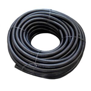 Wellrohr NW 23 PA6, Normalprofil, geschlitzt, Aufmachung 50m-Ringe