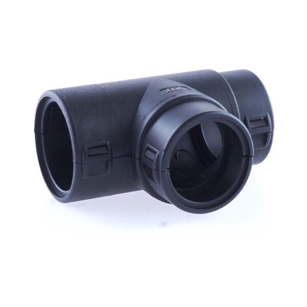Hinged Conduit Joiner T-shape, NW 23-22-22, black